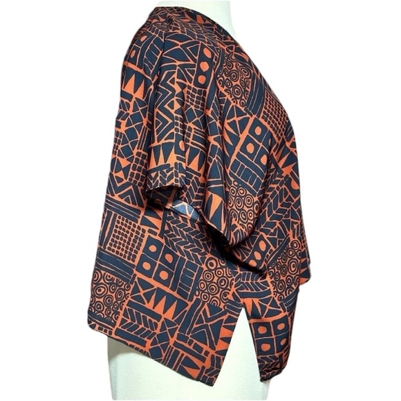 Hug Tribal Print Short Open Kimono OS - Picture 3 of 6